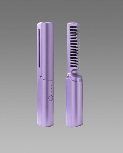 💫 Wireless Hot Comb Pro – Pocket Styling, Salon Results 💖
