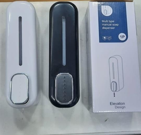 ✨ Wall-Mounted Press Soap Dispenser | Manual Liquid Soap & Shampoo Dispenser for Bathroom & Kitchen ✨