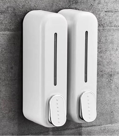 ✨ Wall-Mounted Press Soap Dispenser | Manual Liquid Soap & Shampoo Dispenser for Bathroom & Kitchen ✨