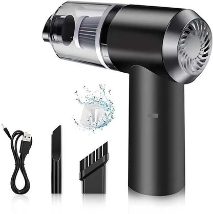 2-in-1 Portable Vacuum Cleaner – Lightweight Handheld Dust Collector with Powerful Suction, Compact Design & Easy-Clean Technology for Home, Office & Car