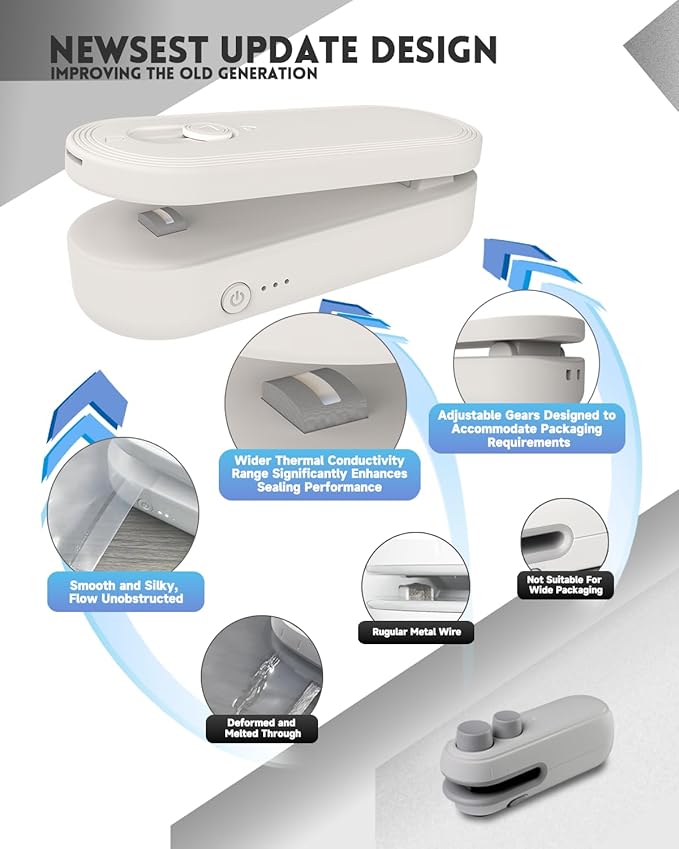 Portable Heat Sealer – Mini Sealing Machine for Food Storage