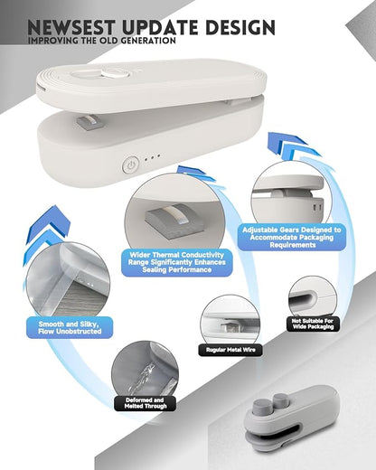 Portable Heat Sealer – Mini Sealing Machine for Food Storage