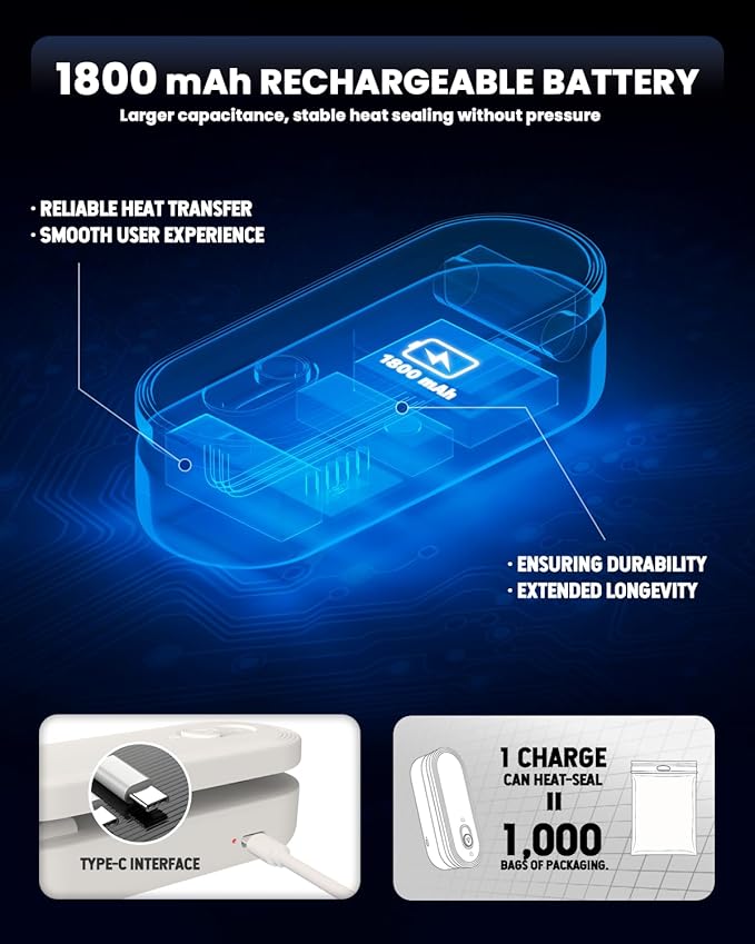 Portable Heat Sealer – Mini Sealing Machine for Food Storage