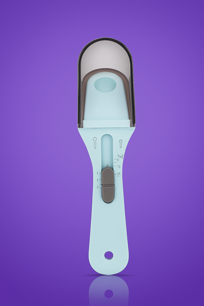 Premium Adjustable Measuring Spoon – Multi-Size Kitchen Measuring Tool with Clear Markings, Space-Saving Design & Easy-Clean Finish for Baking, Cooking & Coffee