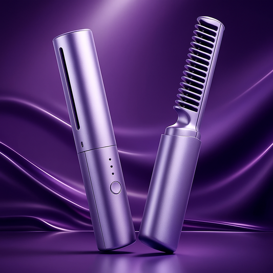 💫 Wireless Hot Comb Pro – Pocket Styling, Salon Results 💖